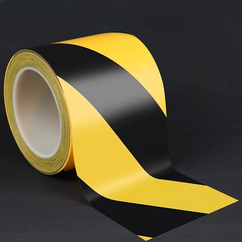 Pita Peringatan PVC 33 Meter, Lantai, Viskositas Tinggi, Tahan Air, Bengkel, Gudang, Penandaan, Merah Putih Kuning Biru Hijau