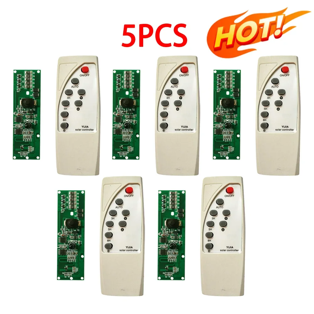 Automatic Control Lamp Board with Remote Control Solar LED Driver Board Multi-function Practical Creative Human Body Induction