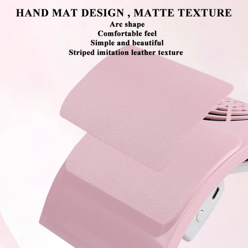 Imagen 2 del producto Aspiradora de uñas de 40W, aspiradora de succión fuerte, máquina de manicura, puerto USB, herramientas de decoración de uñas de poco ruido, aspiradora de uñas