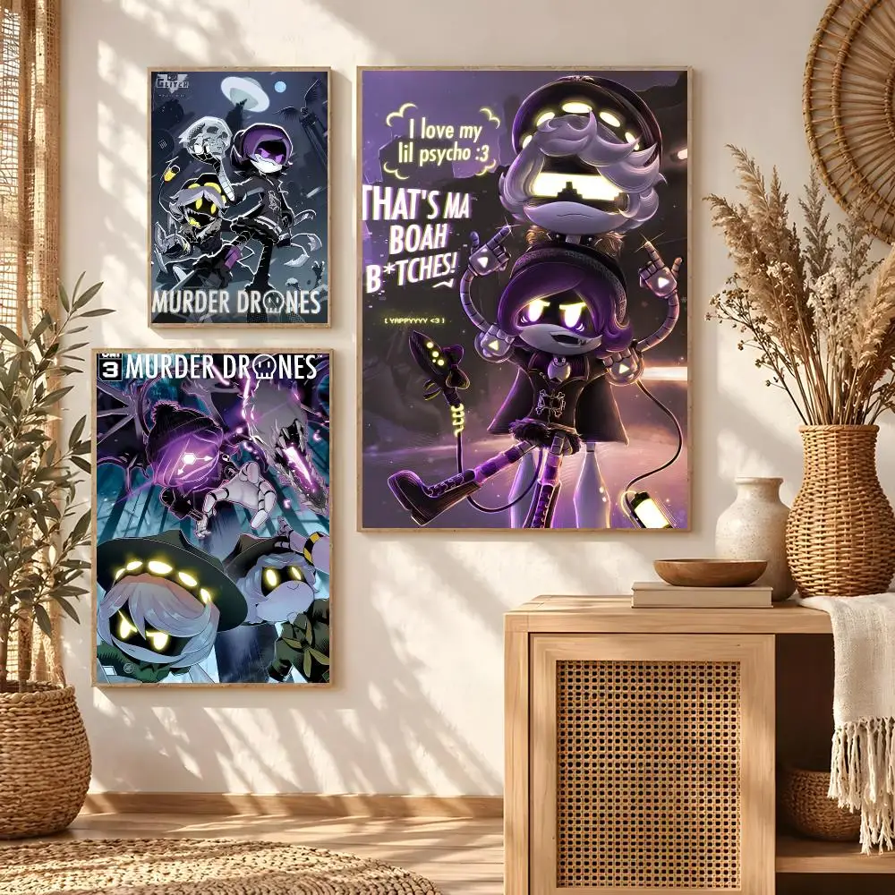 Animated Series Murder Drones Poster Classic poster and wall art prints are suitable for living rooms, bedrooms,and home