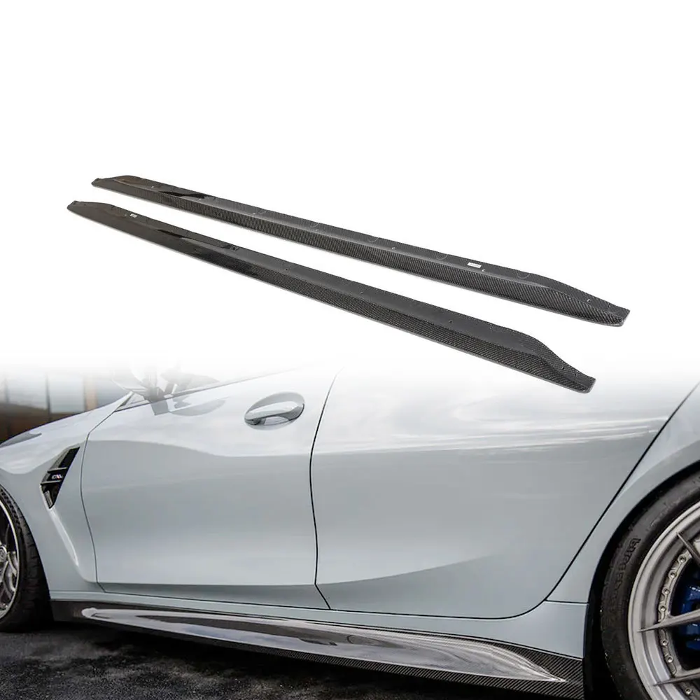 

New Carbon Fiber M3 G80 Side Skirt Kit for M3 Competition 2021-2023