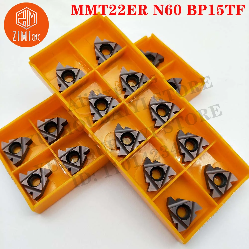 MMT22ER N60 BP15TF MMT22ER N60 كربيد خارجي تحول إدراجات الموضوع أدوات تحول القاطع أدوات قطع الخيط أدوات CNC بلاد