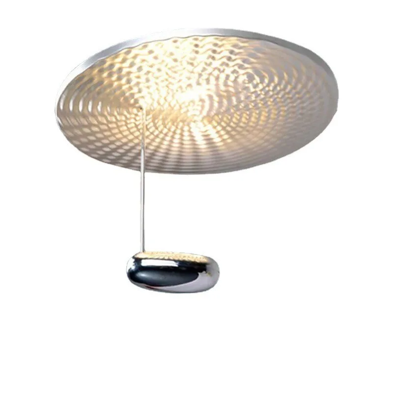 Italian water drop ceiling lamp, modern personality creative round dining room bedroom study living room designer chandelier