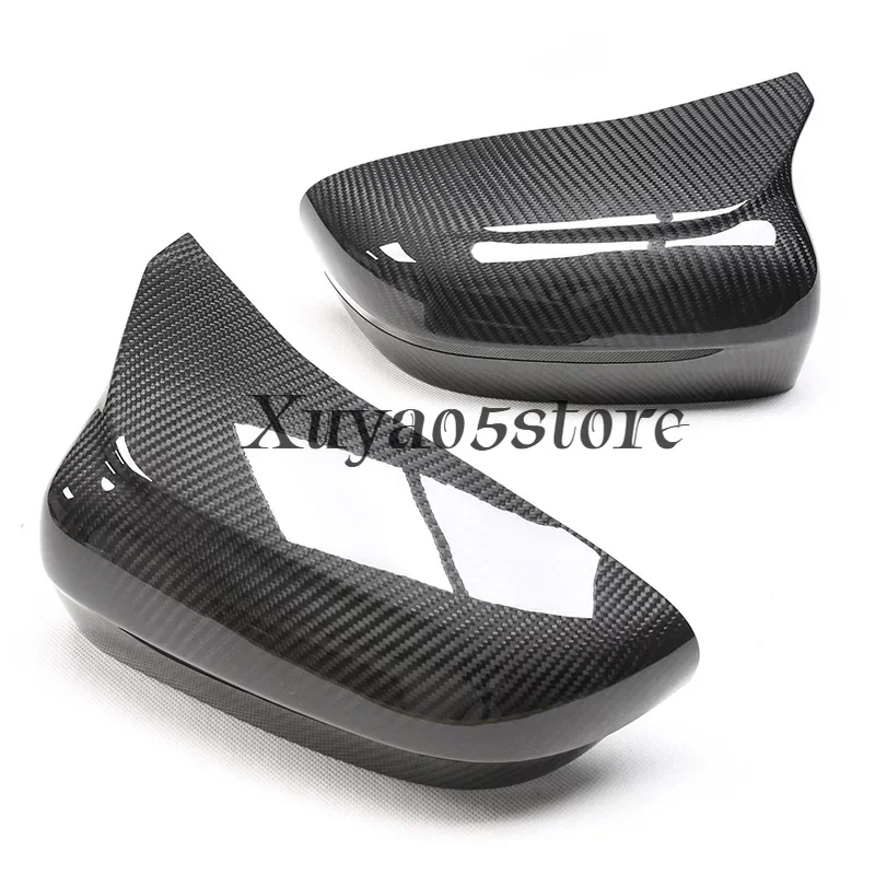 Suitable for BMW M5 modified dry carbon fiber rearview mirror case F90 M5 reversing mirror protective cover case