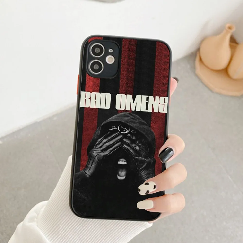 Bad Omens Music Band Phone Case For IPhone 14 11 12 13 Mini Pro Max 8 7 Plus X XR XS MAX Translucent Matte Cover