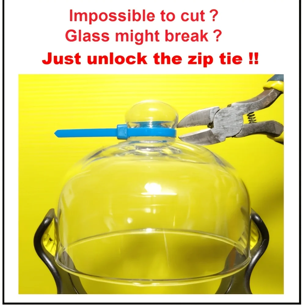 Stainless Steel Zip Tie Cutter Remover Tool Practical Cable Tie Opener with Comfort Silicone Handle