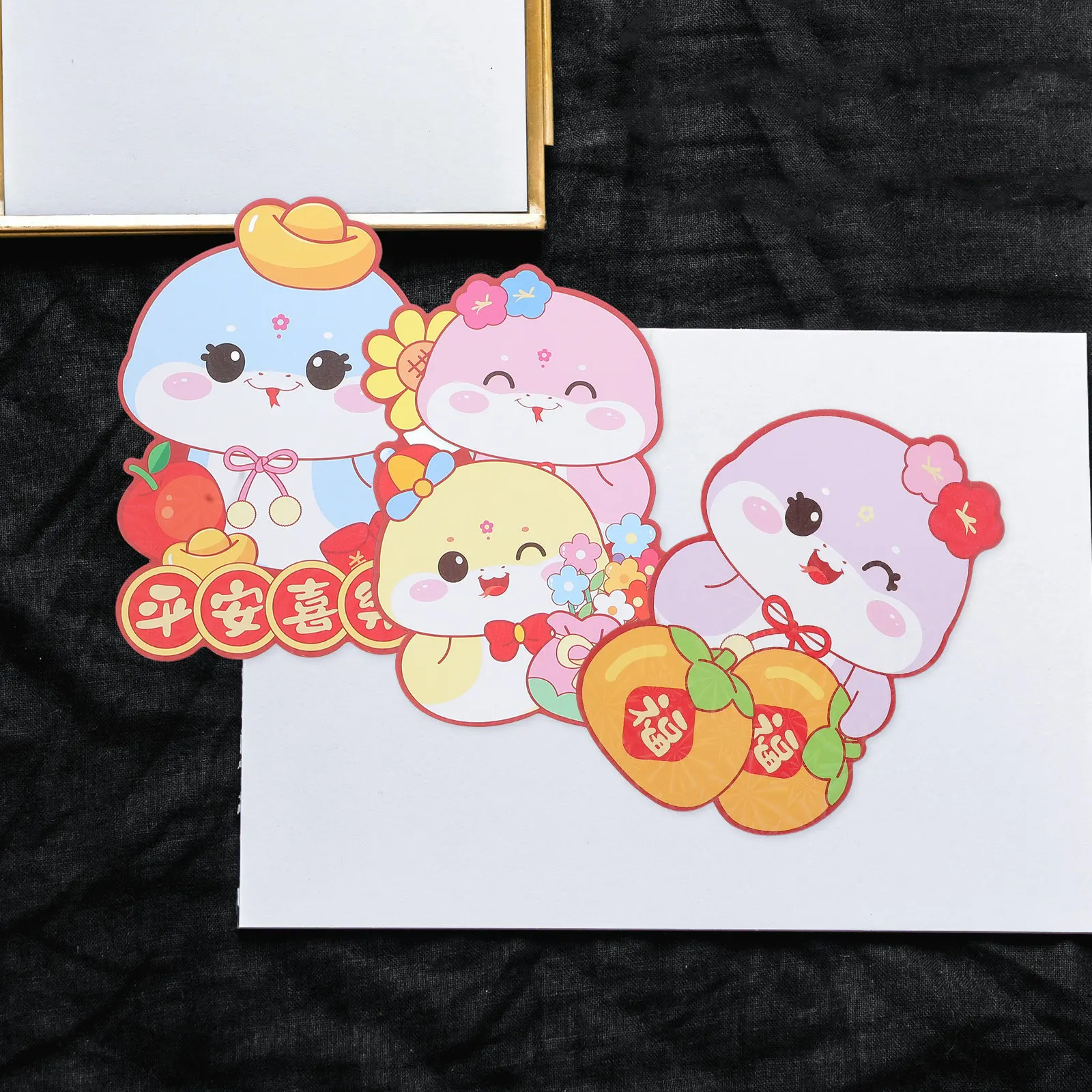

30Pcs Cartoon Red Envelopes 2025 Year of The Snake Lunar New Year Money Envelopes for Special Occasions Zodiac Hong Bao