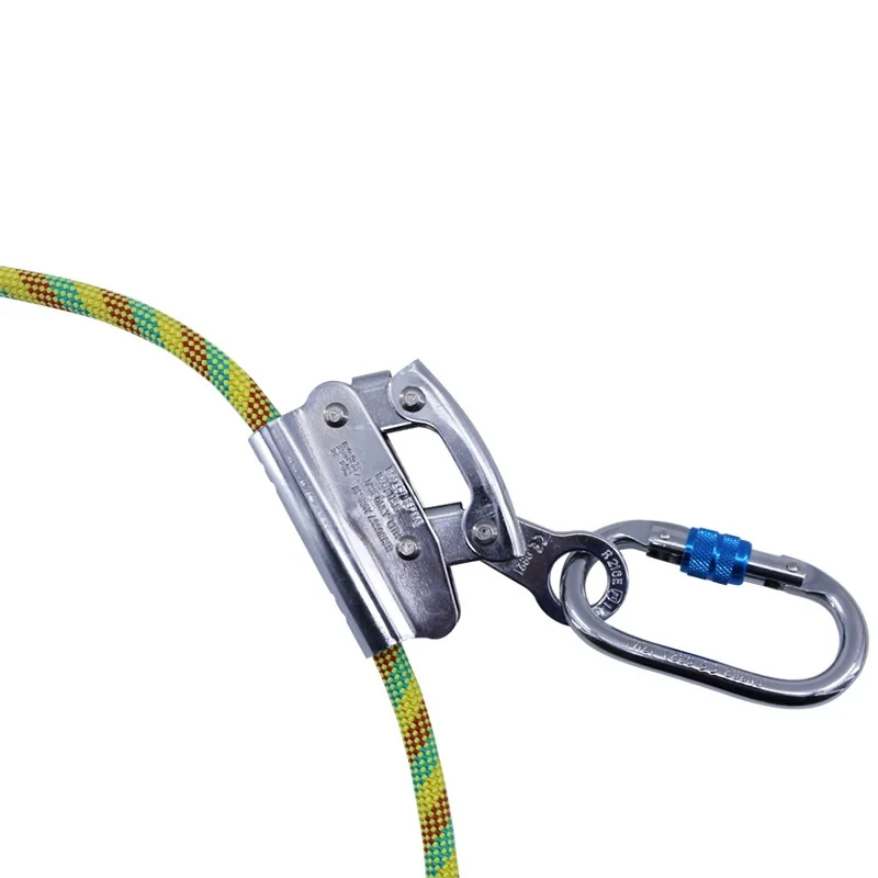 Outdoor Grab Working At Height Safety Rigging Grasp For 8-20mm Rope Belay Devices Automatic Anti Fall Protective Gear Survival