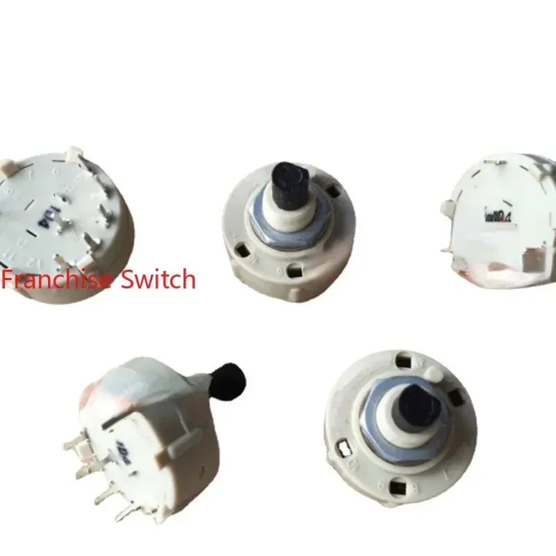 5PCS Band Rotary Switch SR2612F Multi Gear   7-pin 5-position Handle Length 15MM