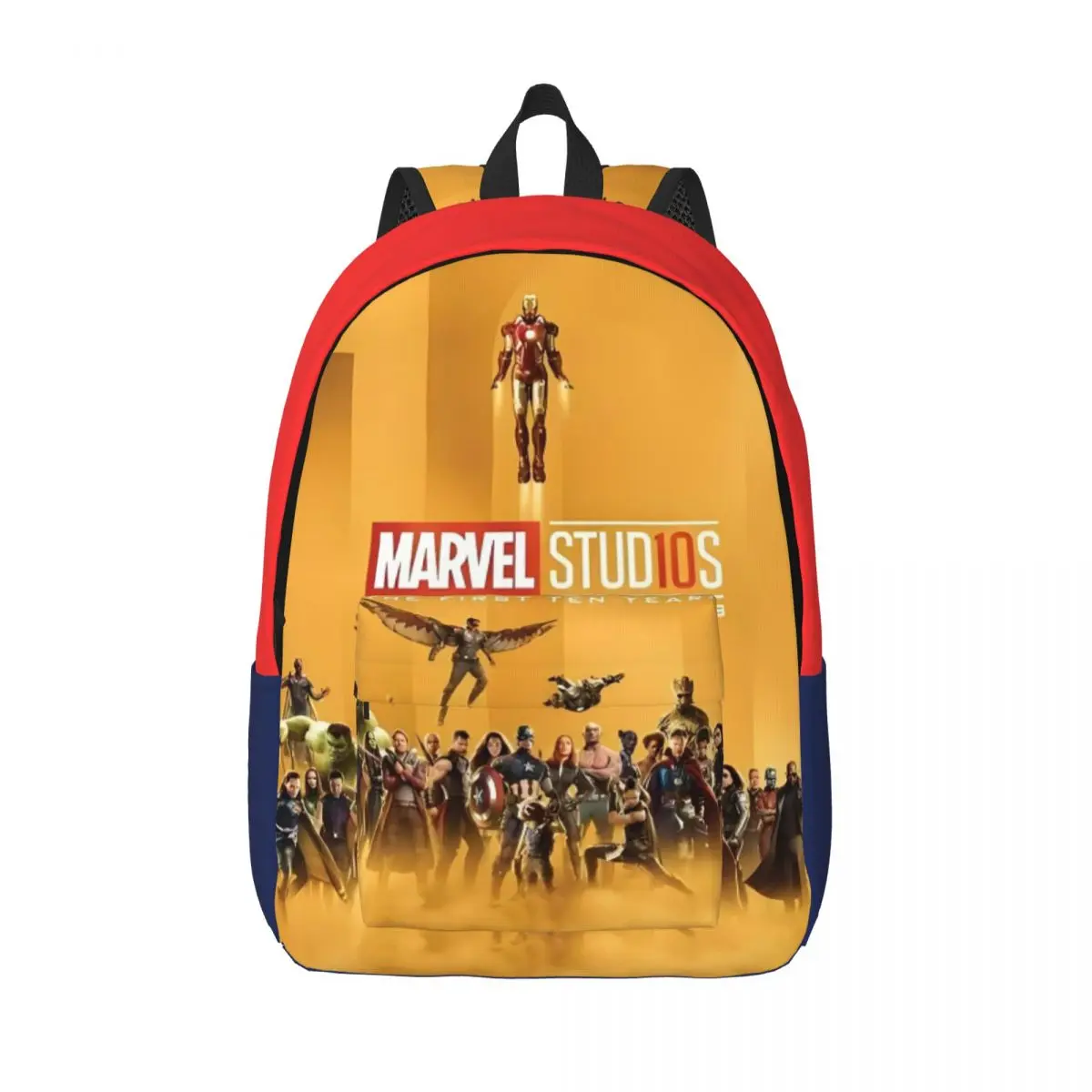 

Birthday Iron Man Sturdy Shoulder Knapsack Marvel Animation Iron Man Super Quality Children Kindergarten Bag Hiking