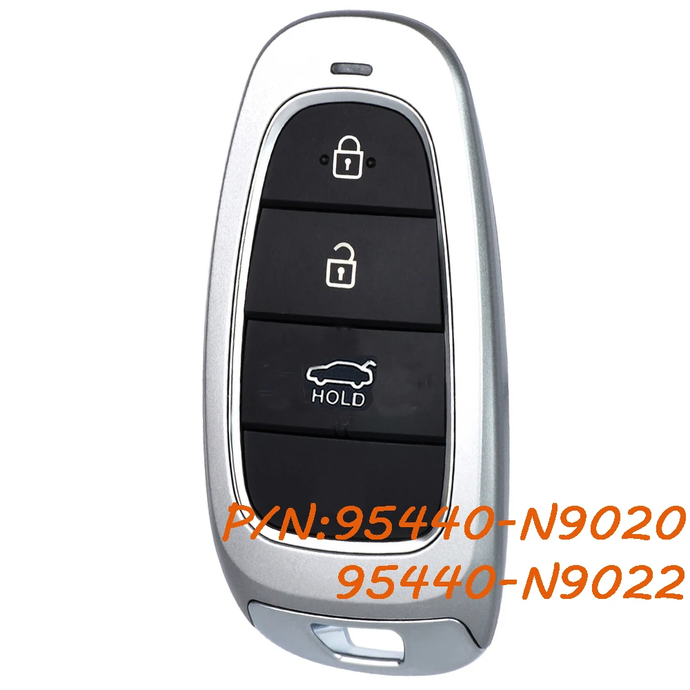 

KEYECU 95440-N9020 95440-N9022 for Hyundai Tucson 2021 2022 2023 2024 433MHz Smart Keyless Remote Key Fob FOB-4F25 3 Buttons