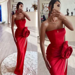 Customized Jiayigong Fashion Strapless Sheath Cocktail Flowers s Occasion Evening Gown שמלות ערב נשים 2023 לחתונה שמלת