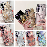 Colorful Butterfly Flower Painting Phone Shell For Infinix Note 50 Pro+ Plus 5G Note 50x Case Matte Soft Silicone Back Cover