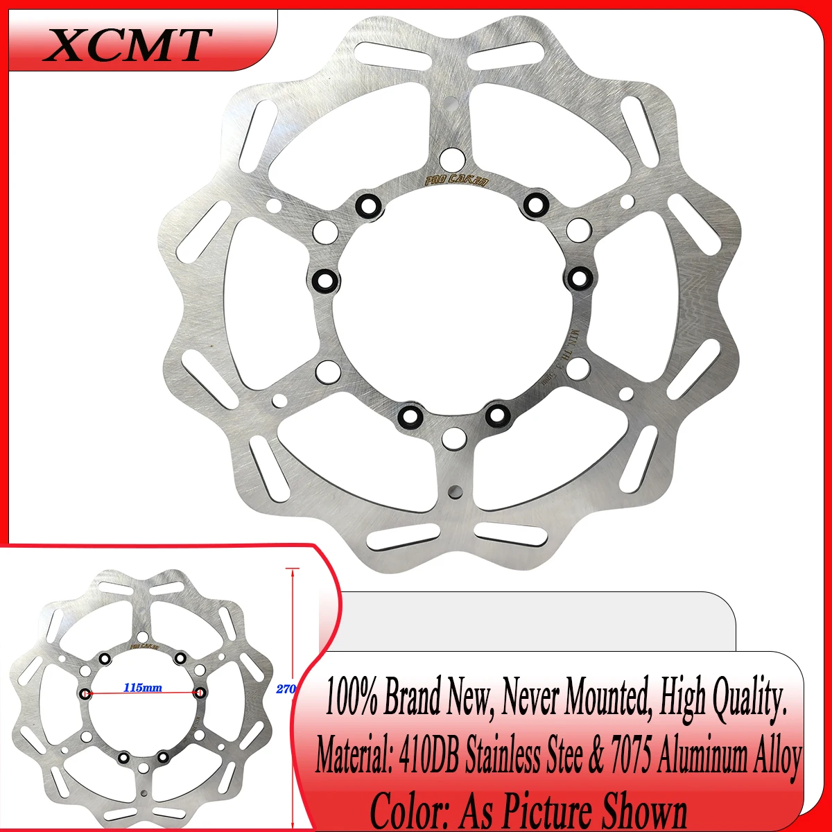 Motorcycle 270mm Front Rear Brake Disc Rotor For Honda CR 125 250 125E 125R 250E 250R CRF 250R 450R 250X 450X 450RX