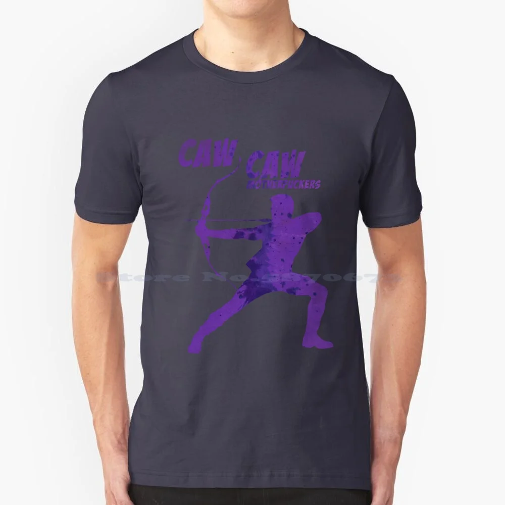 Caw Caw , T Shirt 100% Cotton Tee Hawkeye Clint Barton The Caw Caw