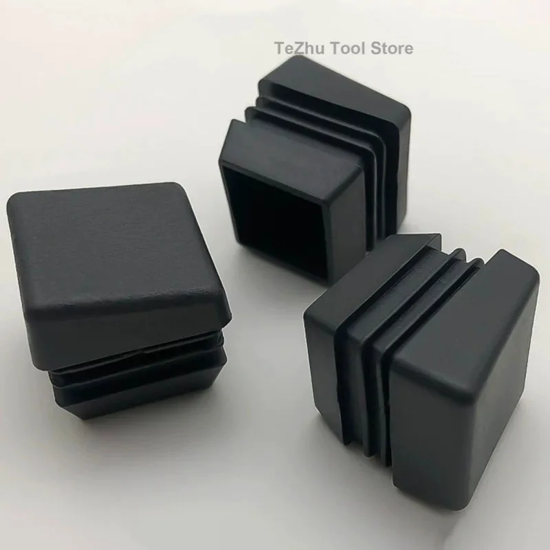 Square Inclined Plug Tube Cap Plastic Inner Plug, Adjustable Square Tube Blocking Head, Table And Chair Foot Pad Cover
