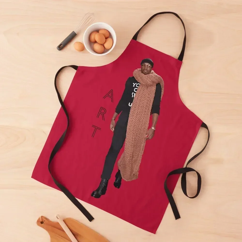 

Raptor's Serge Ibaka does art Apron Kitchen Kawaii Accessories Kitchen New 2022 Year christmas kitchen cloths item Apron