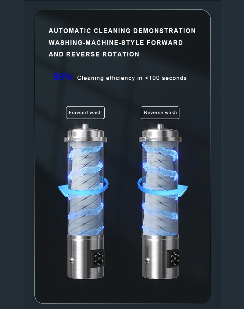 Industrial Auto-Cleaning Water Filter No Periodic Disassembly Solves Industry Pain Point
