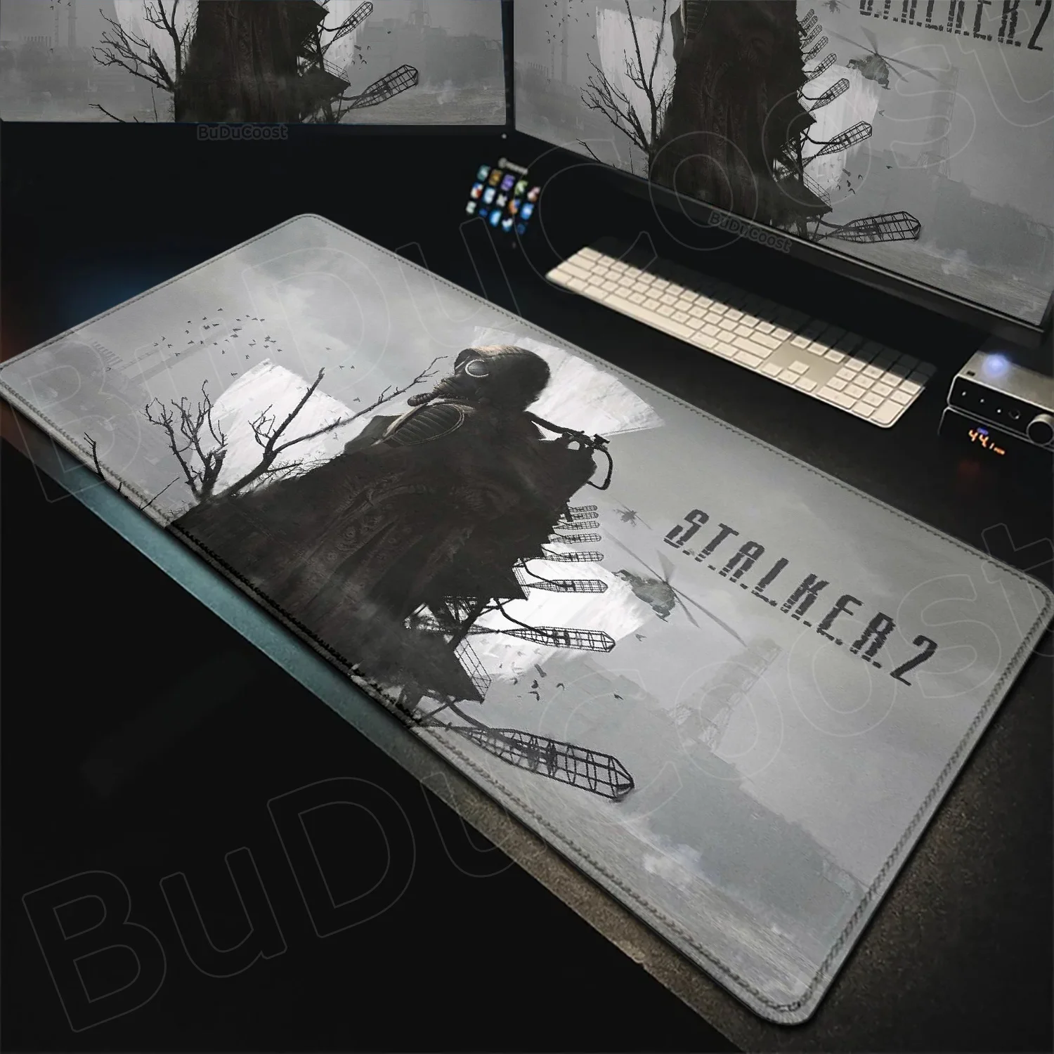Stalker 2 Large Gaming Mouse Pad XXL Office Mousepad Computer Laptop HD Print Rubber Keyboard Pad Desk Mat PC Gaming Accessories