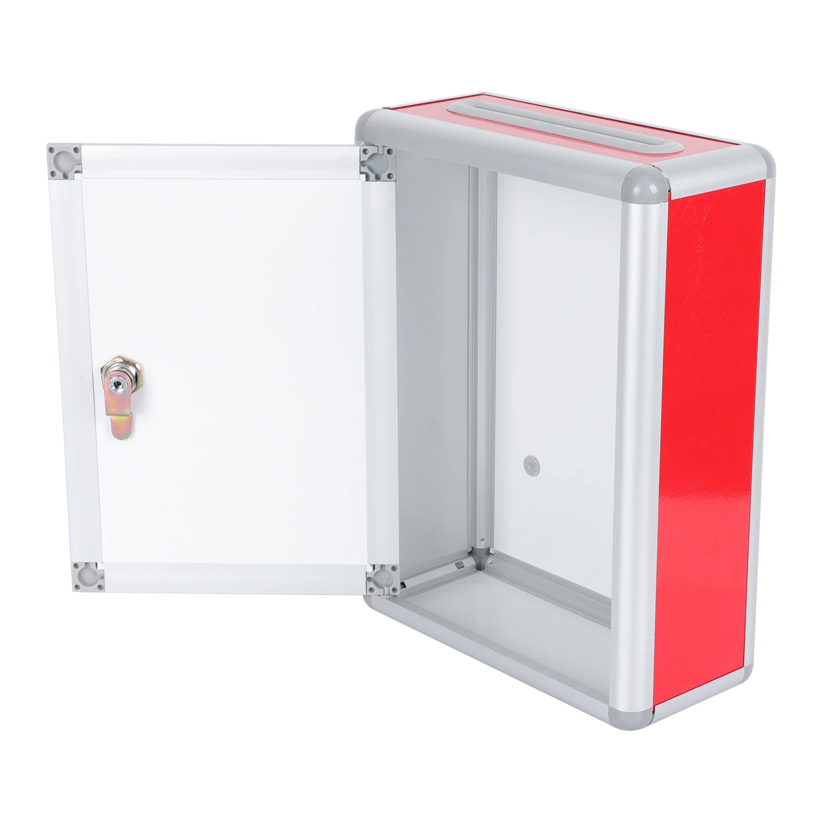 

Red Suggestion Letter Mailbox Storage Container Versatile Home nament Photo Prop Metal Box Complaint Box For Office Use