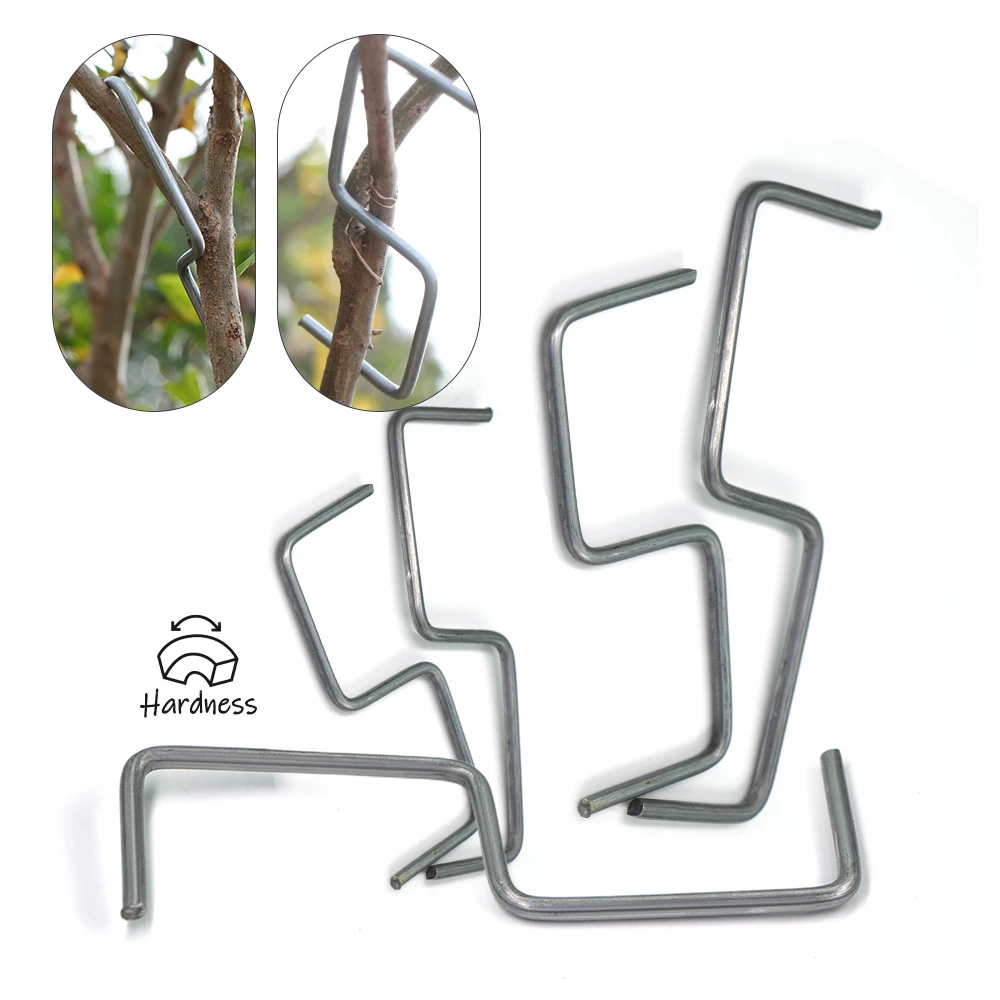 8/10/13cm Metal Steel Wire Branch Training Hook Fruits Spreader for Yard Farm Plant Limb Support Trees Bonsai Landscaping Holder