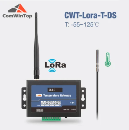 CWT Wireless LoRa 433M Long Distance Temperature Humidity Sensor with 4G Connect Cloud Solution