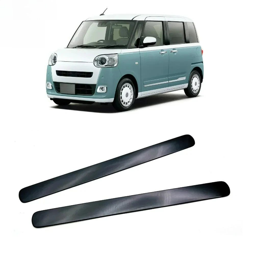 2Pcs Car Matte Silver Interior Door Panel Strips Decoration Cover Trim Fit for Daihatsu CANBUS LA850S LA860S 2023+
