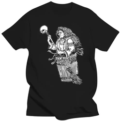 Baba Yaga t-shirt slava fiaba Dark Art Punk Horrow di Mike Vivisector