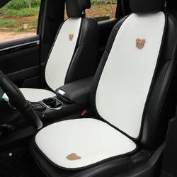 Summer Car Cushion Ice Silk Breathable Mesh Bear Car Comfortable Seat Cool Pad Cute Car Interior Supplies
