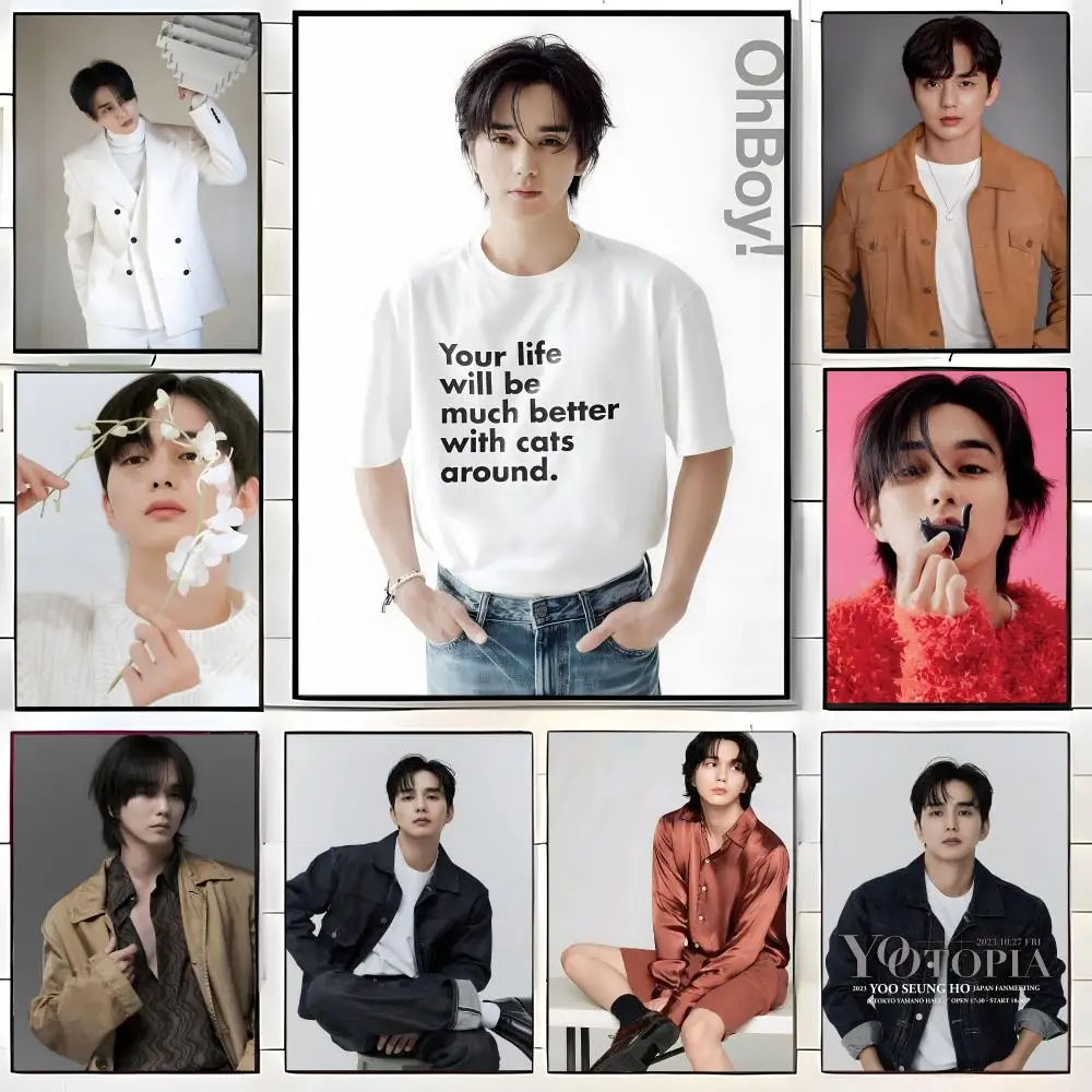 actor Y-Yoo Seung ho Poster Wall art print art suitable for living room bedroom bar parlor home decor gift
