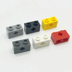 32064 Brick 1x2 with Axle Hole Bricks Collections Bulk Modular GBC Toys For Technical MOC Buildings Blocks