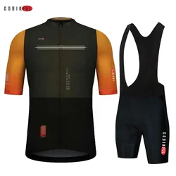 2024 Gobikful Cycling Clothing triathlon Mountain Bike Clothing Summer MTB Bicycle Wear Clothes Anti-UV Cycling Jersey Set Men