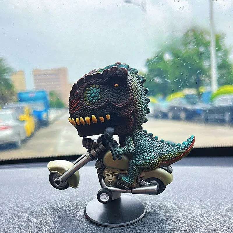 Car Creative Decoration Car Dashboard Tyrannosaurus Drift Decoration Home Decoration Cartoon Desktop Decoration, Car