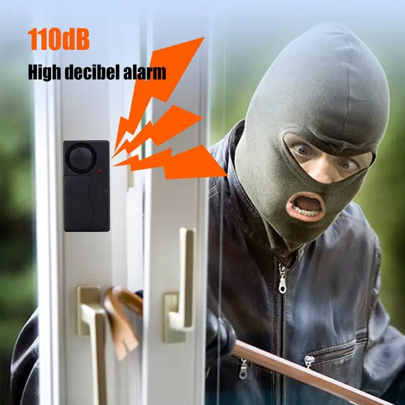 Alarma de motocicleta 110dB Sensor de vibración portátil alarma dispositivo antirrobo motocicleta antirrobo volumen ajustable antirrobo