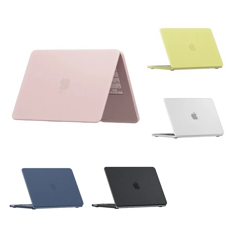 Crystalline Matte Scratch-Resistant Laptop Case For Apple Macbook 13 Neo Crystal Sand Shell MacBook Case A3404 Fine Grain Matte