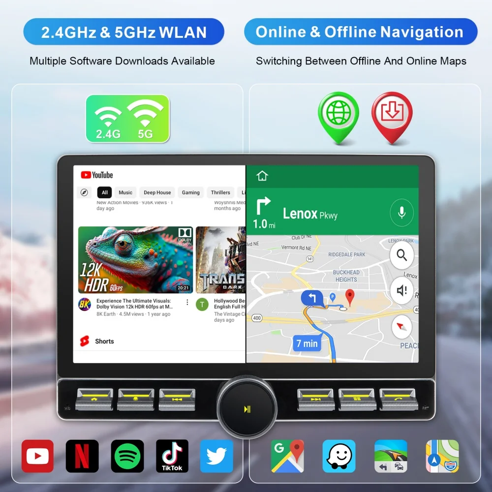 IYING Single Din 11.6