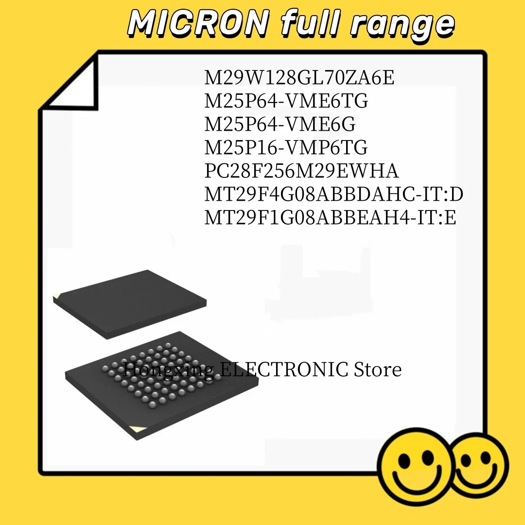 M29W128GL70ZA6E M25P64-VME6TG M25P64-VME6G M25P16-VMP6TG PC28F256M29EWHA MT29F4G08ABBDAHC-IT:D MT29F1G08ABBEAH4-IT:E