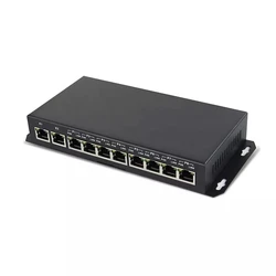 8-канальный 48 в смарт-переключатель rj45 POE