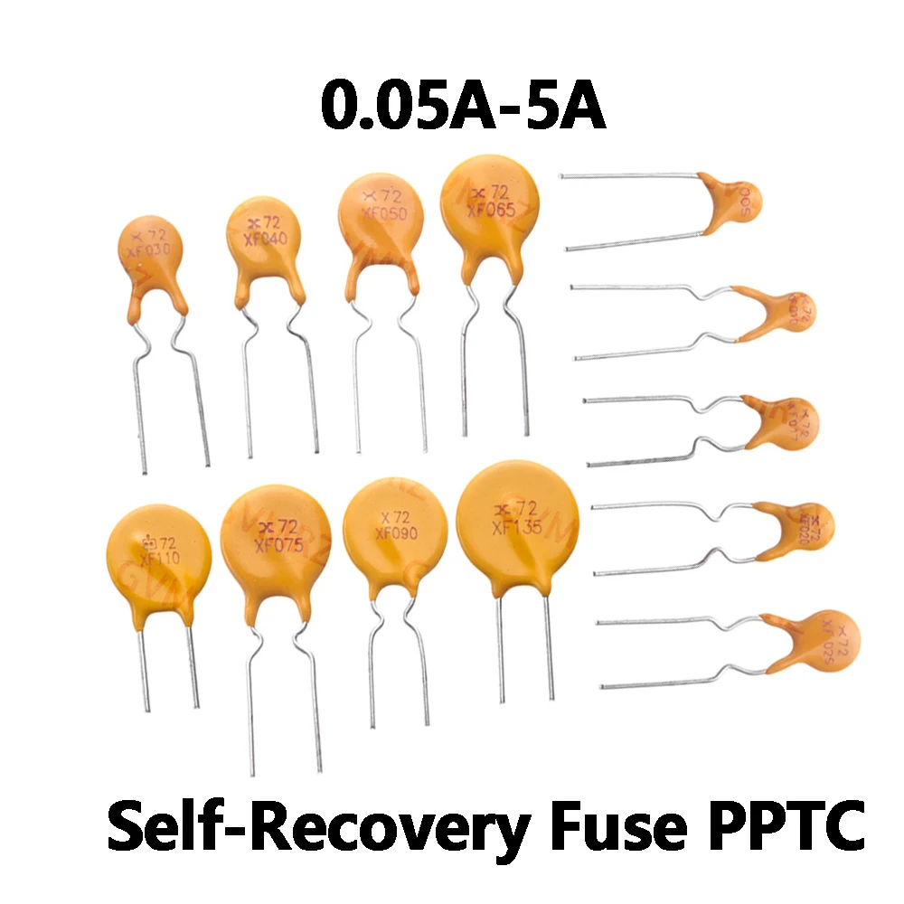 10PCS 72V 60V 0.05A-0.75A 0.4A RXEF030 RXEF050 0.05A-5A RXEF010 RXEF017 Self-Recovery Fuse PPTC RXEF005-RXEF075  0.05A