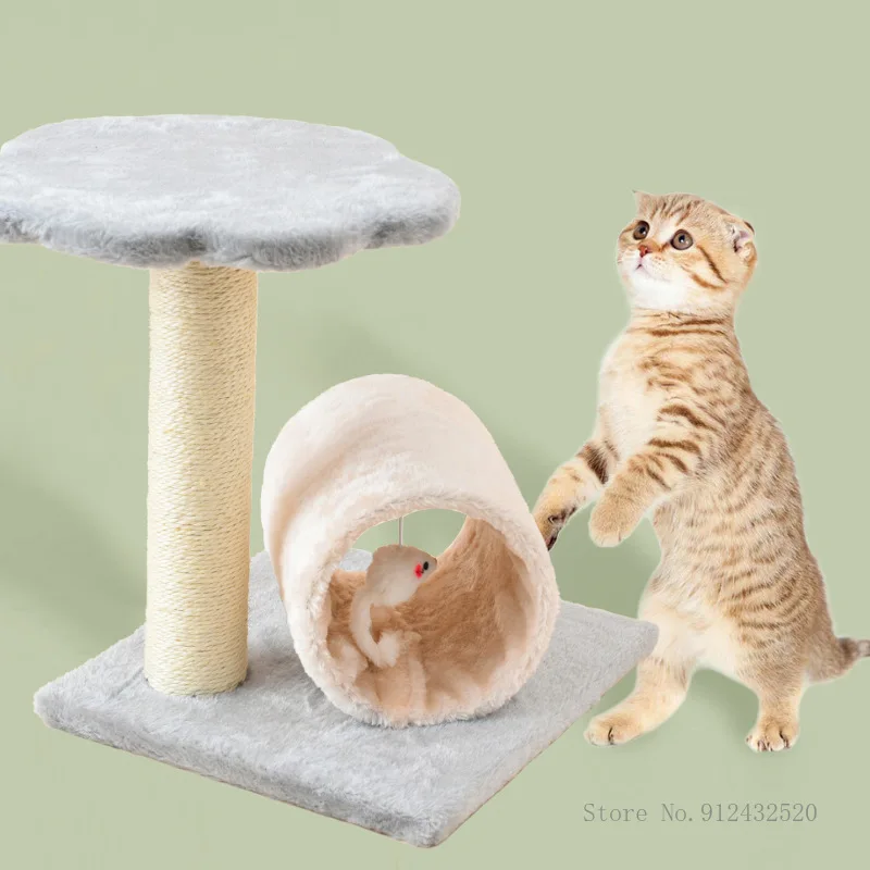 Cat Paw Climbing Column Pipe, Pet Toy, Fun, Cat jumping Platform, Cartoon Pipe, Fun