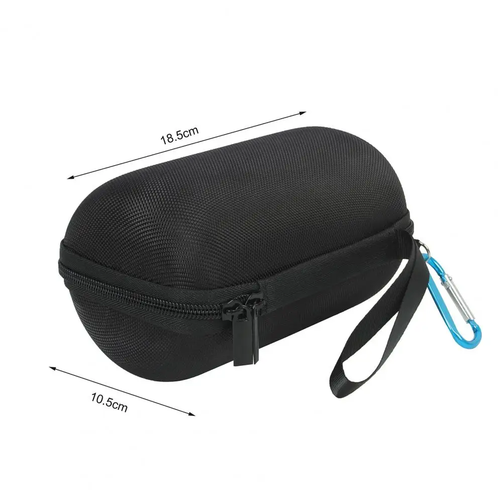 Fashionable  Protective Packet Smooth Zip Wireless Speaker Portable Storage Case Anti-scratch Hard Shell Protective Pouch