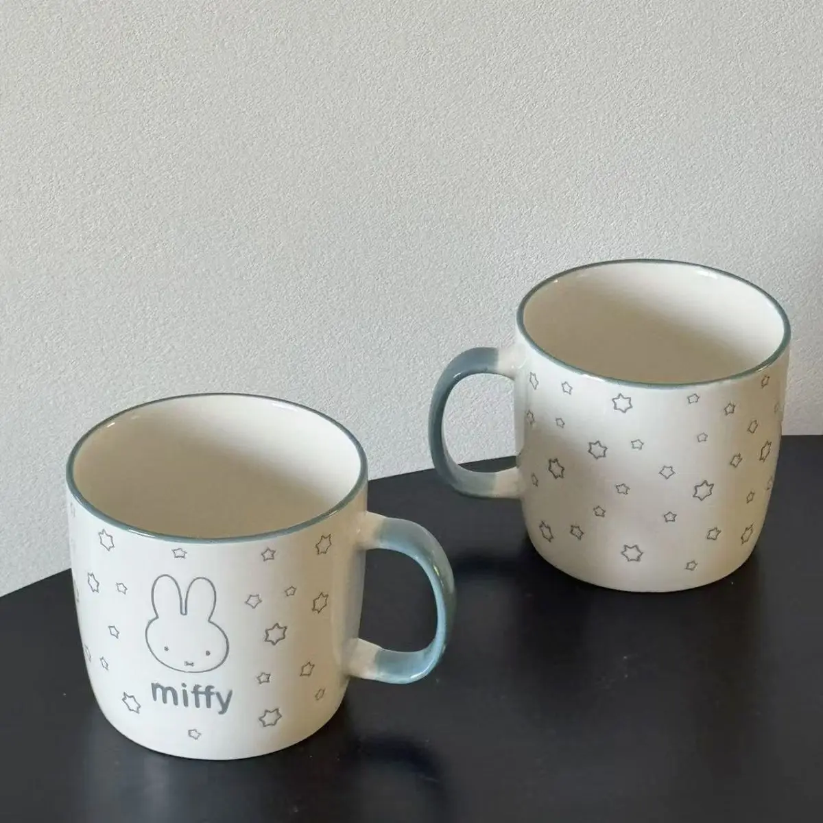 Good Looks Miffy Mug High Capacity Pottery and Porcelain Family Expenses Drink Water Gift Delicate Lovable Lovely Kawaii Sweet