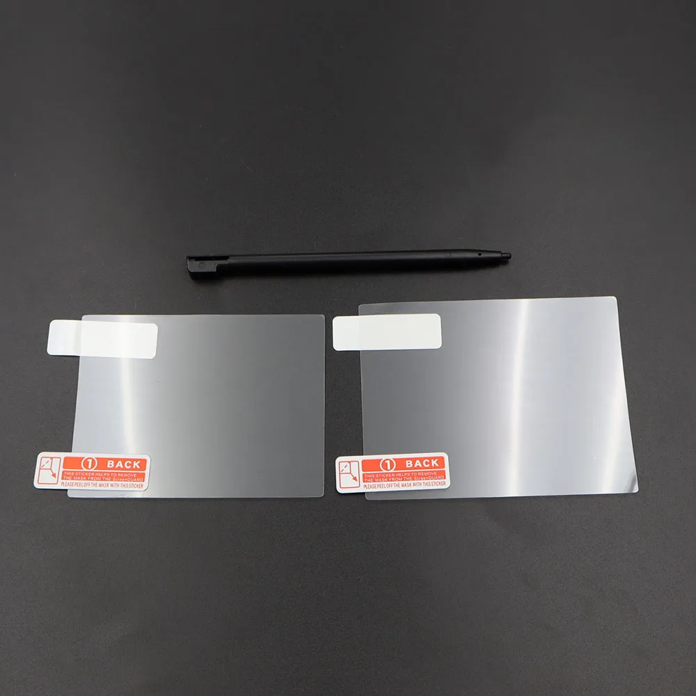 Nintend NDSi 스타일러스 펜 및 NDSi 용 스크린 보호기 용 2 세트 교체 스크린 보호 필름 + 터치 스크린 펜