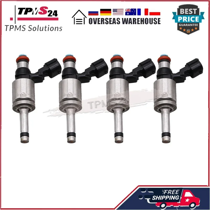 

16600-00Q2M 4PCS Fuel Injectors For 2016 NISSAN QASHQAI J11 1.2 PETROL AUTO