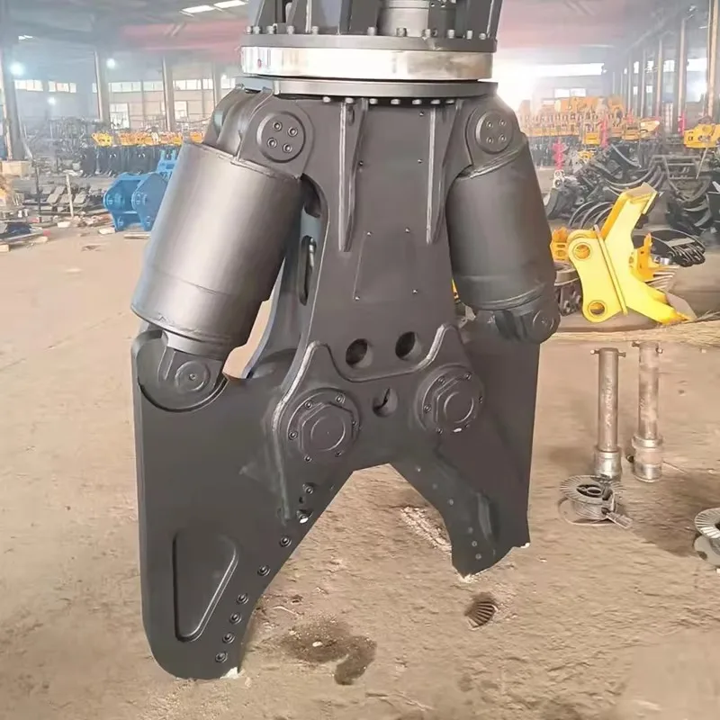 Double Cylinder Hydraulic Shear Wide Application Cutting Attachment For Construction Machinery All Models