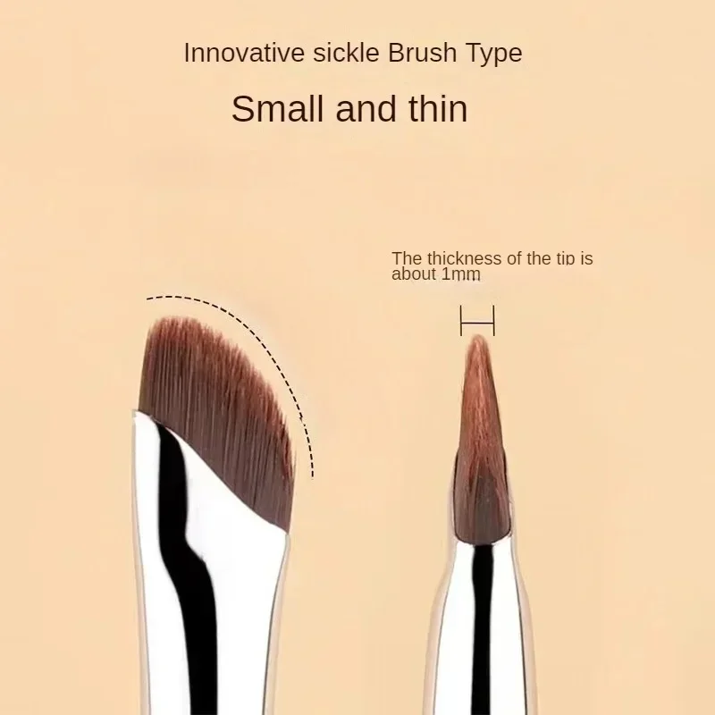 Upgrade Blade Eyeliner Brush Ultra Thin Fine Angle Flat Eyebrow Brush Under The Eyes Place Makeup Brush Precise Detail Brush
