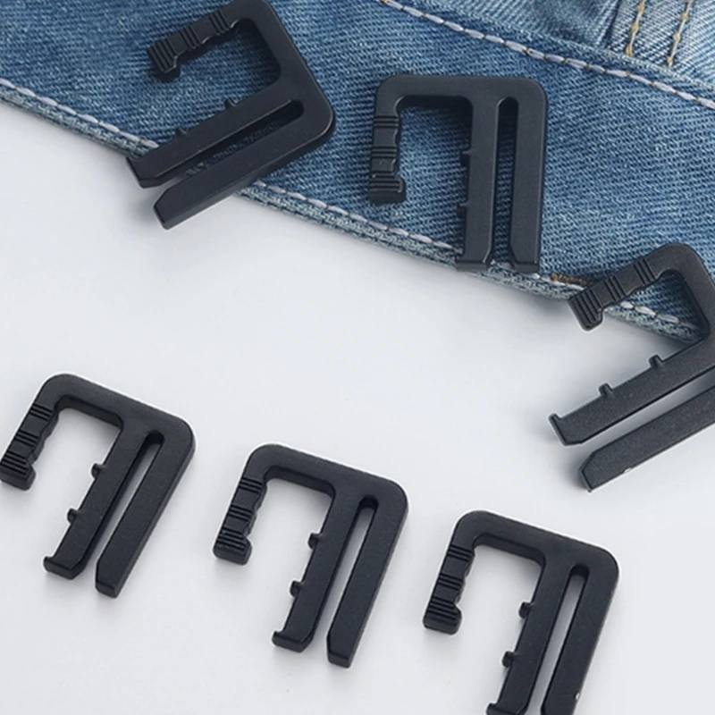 3Pcs Stylish Jeans Waist Extender Nonsewing Waist Adjusting Clip Women Accessory