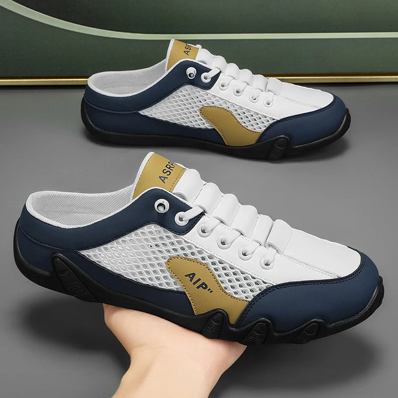 Sommer Herren Halbschuhe Trendy Neue Freizeitschuhe Leichte Wanderschuhe Für Männer Rutschfeste Sneaker Heißer Verkauf Mann Schuhe Zapatos Hombre_voghion.com