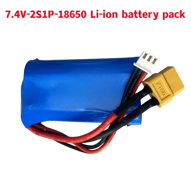 7.4V Battery 3.0Ah 2S1P Li-ion Battery for Parrot Disco Various RC Airplane Quadrotor