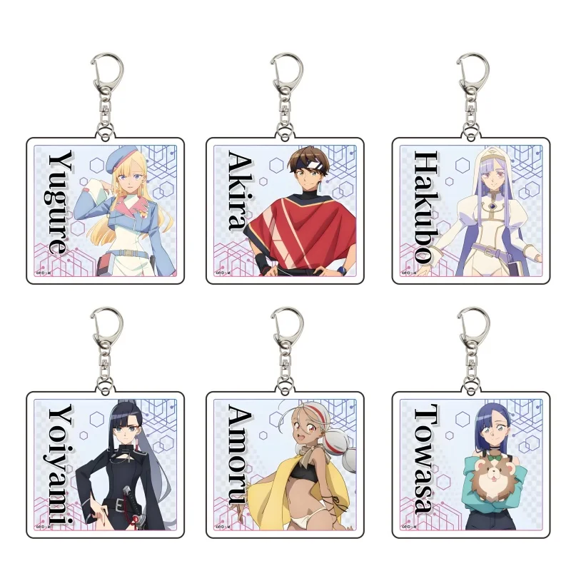 أنيمي 6 سنتيمتر Towa no Yugure سلسلة مفاتيح أكريليك لوحة الديكور مكتب الشكل عرض الكرتون رئيس المنتجات الحلي هدايا السنة الجديدة #1